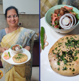 Stuffed Kulcha In Air Fryer Recipe