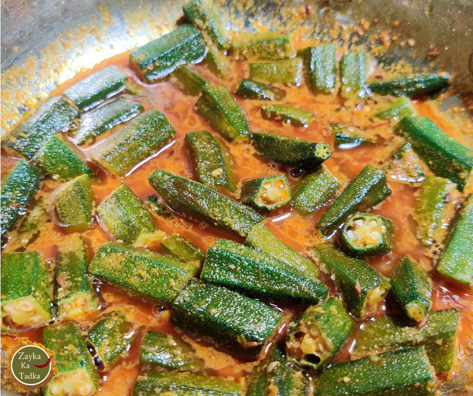 Pani Wali Bhindi Ki Sabzi Recipe