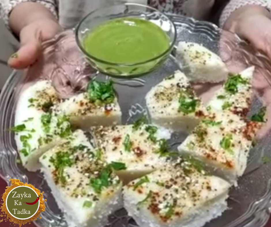 White Dhokla | Instant Gujarati Dhokla Recipe