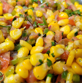 Instant Sweet Corn Chaat Recipe