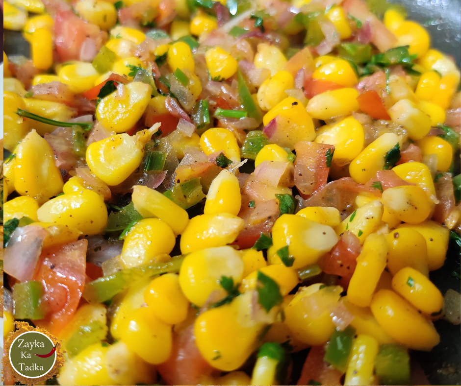 Instant Sweet Corn Chaat Recipe