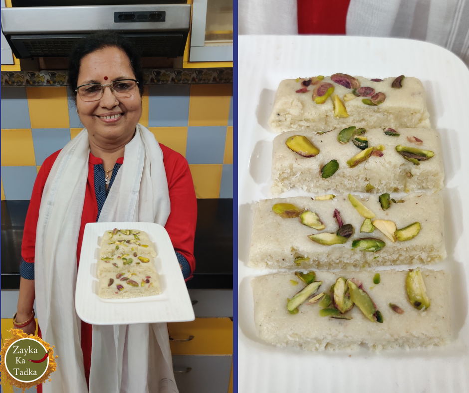 Kaju Pista Barfi Recipe