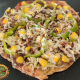 Leftover Roti Pizza | Thin Crust Veggie Pizza Recipe