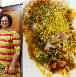 Sooji Papad Chaat Recipe