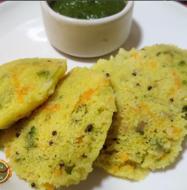 Poha Vegetable Idli Recipe