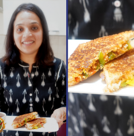 Paneer Loaded Sandwich Recipe