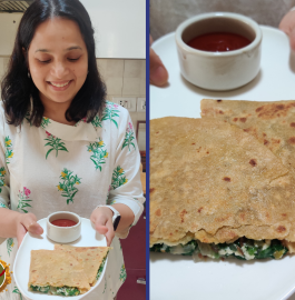 Palak Paneer Wrap Recipe