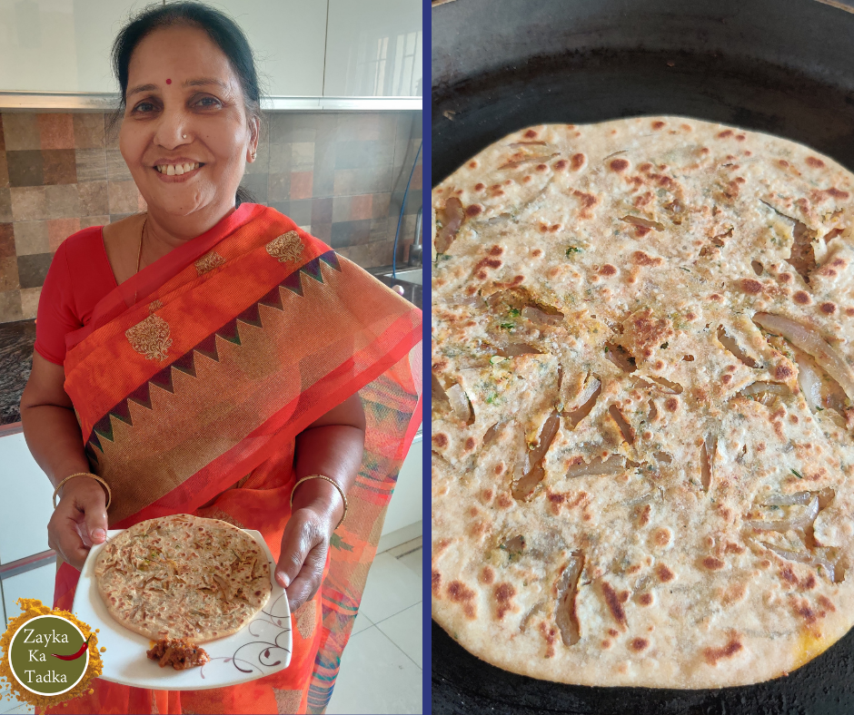 Pyaz Ka Paratha | Onion Paratha Recipe