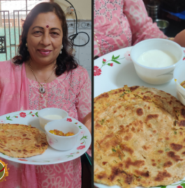 Besan Lachha Paratha Recipe