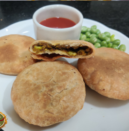 Matar Ki Kachori | Peas Kachori In Air Fryer Recipe