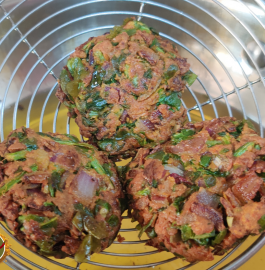 Palak Vada | Spinach Vada Recipe