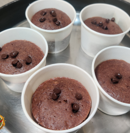 Eggless Chocolate Cupcakes In Pan Recipe