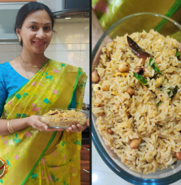 Puliyogare Gojju | Tamarind Rice Recipe