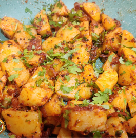 Sukhi Aloo Sabji | Dry Potato Sabzi Recipe