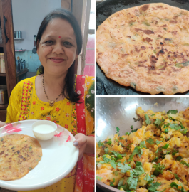 Aloo Paratha In New Style Recipe
