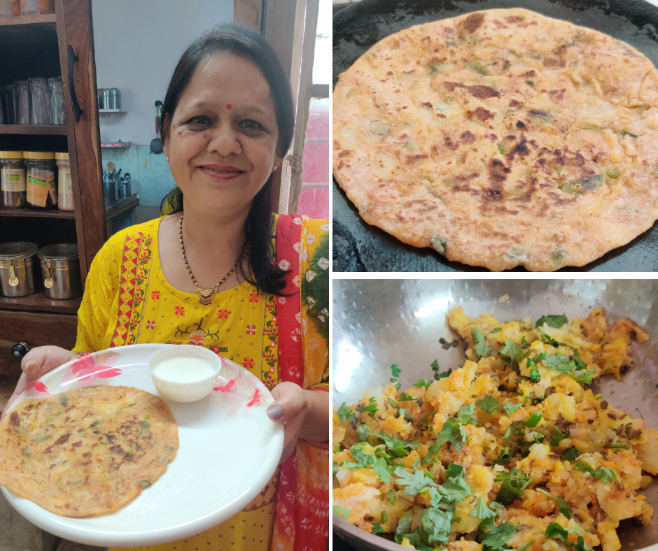 Aloo Paratha In New Style Recipe