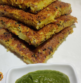 Sooji Besan Handvo Recipe