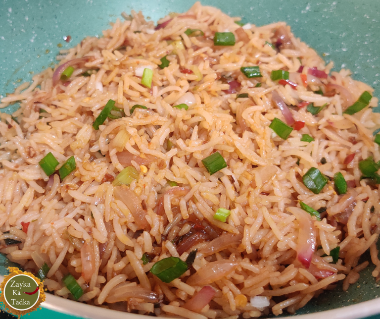 Burnt Garlic Fried Rice Zayka Ka Tadka