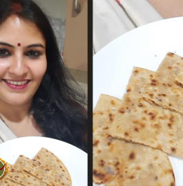 Sev Paratha Recipe