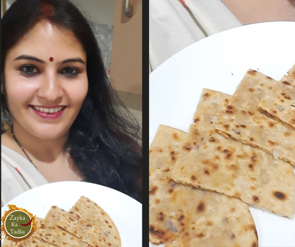 Sev Paratha Recipe