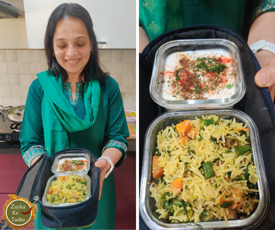 Office Lunch Box In 10 Minutes - Recipe 2 - Zayka Ka Tadka