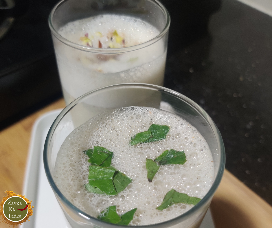 Thandai Lassi Recipe