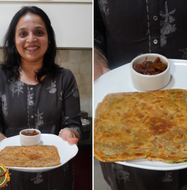 Dhaniya Lachha Paratha Recipe