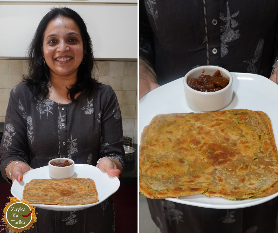 Dhaniya Lachha Paratha Recipe