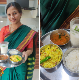 South Indian Lunch In 10 Minutes Recipe