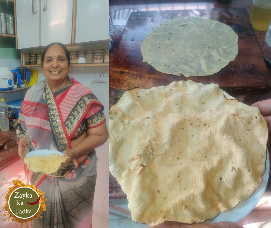 Moong Urad Dal Papad Recipe