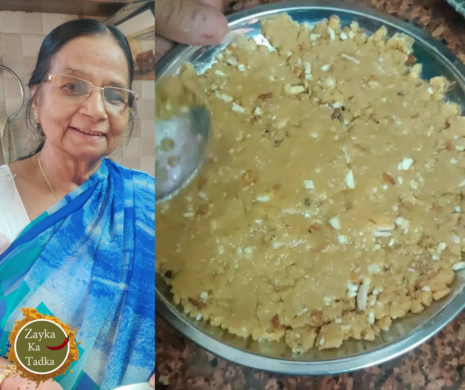 Aata Gud Ki Barfi Recipe