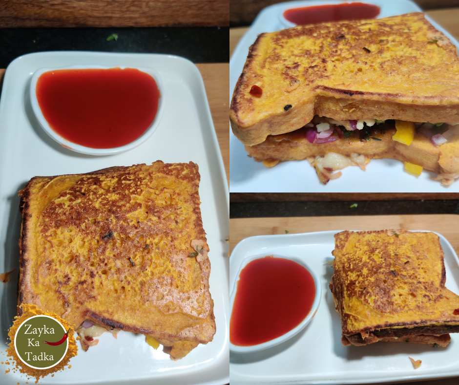 Pudla Sandwich Recipe