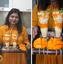 Mango Custard Pudding Recipe