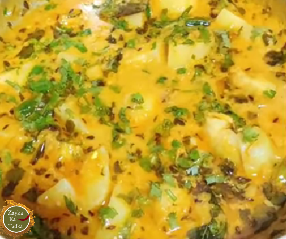 Dahi Aloo Curry Recipe