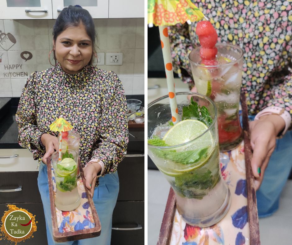 Lemon Mint Mojito And Watermelon Mojito Recipe