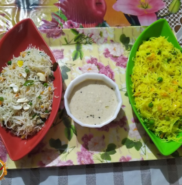 2 Types of Rice Noodles With Coconut chutney Recipe