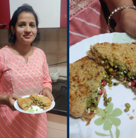 Moong Paneer Sandwich Recipe