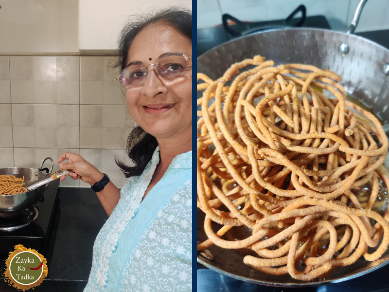 Ganthiya | Gujarati Gathiya | Tikha Gathiya Recipe