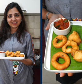 Medu Vada With Tomato Chutney Recipe