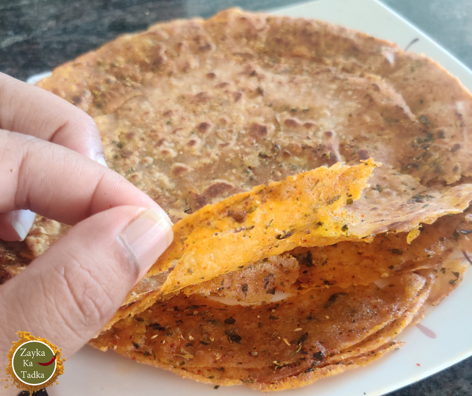 Masala Lachha Paratha Recipe