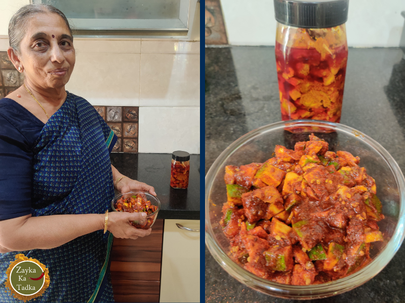 Avakaya Pachadi | Raw Mango Pickle Recipe