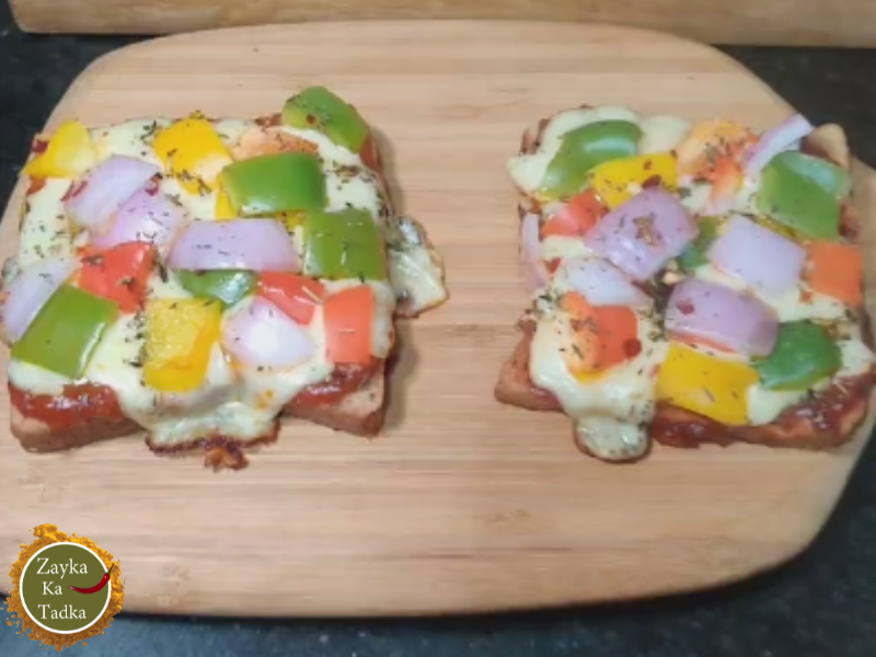 Bread Pizza | Bread Pizza On Tawa Recipe
