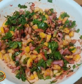 Crispy Corn Chaat Recipe