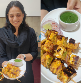 Achari Paneer Tikka On Tawa Recipe