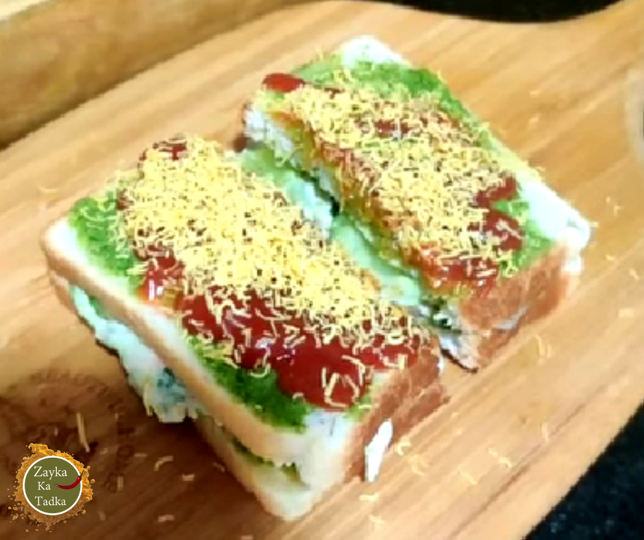 Veg Mayo Sandwich | Mayonnaise Sandwich Recipe