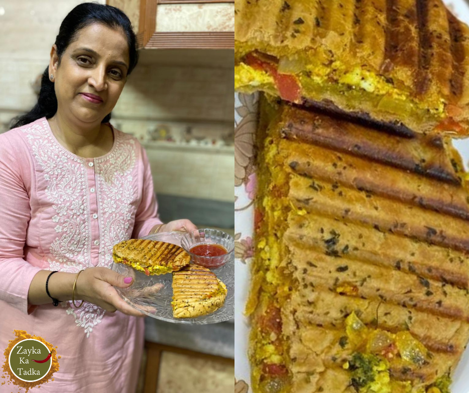 Grilled Paneer Kulcha Recipe