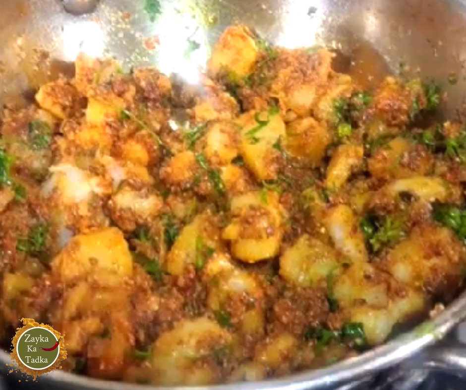 Sarso Wale Aloo Recipe