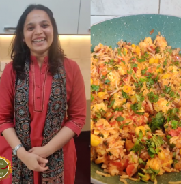 Pav Bhaji Paneer Fried Rice Recipe