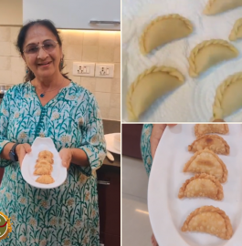 Rava Ghughra | Suji Gujiya Recipe