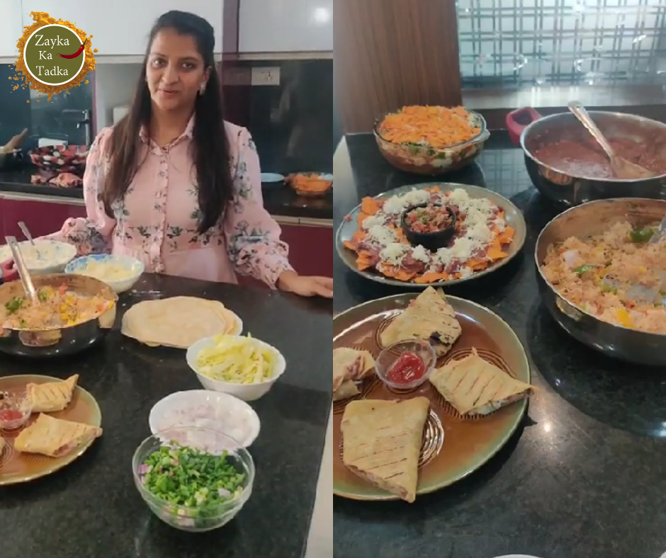Mexican Veg Thali For 10 People In 1 Hour Recipe